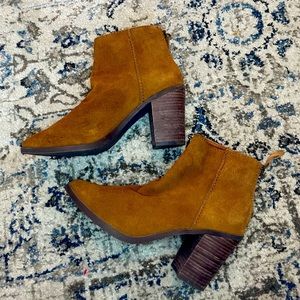 BP Suede Brown Booties